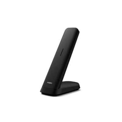 Abbildung von Philips M4701B/12 Schnurloses DECT Telefon, 4,6 cm (4,6 Zoll), LCD Display, Hintergrundbeleuchtung, Agenda 50 Zahlen, Freisprecheinrichtung, programmierbare Tasten, HQ Sound Schwarz (kompatibel: ES