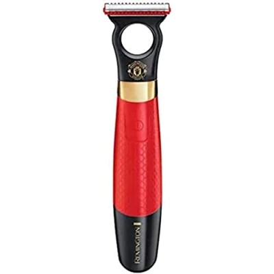 Abbildung von Remington Gesichtshaarrasierer Bart Schneider Groomer Rasierer Trimmer, Aufsätze: 4, Bartschneider mit Kammaufsätzen, Manchester United Akku Trimmer 4 Aufsätze Haar