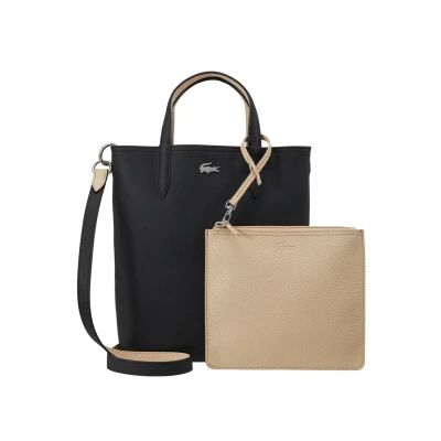 Abbildung von Lacoste Shopping Bag, Damen, Größe: One Size, Black warm sand