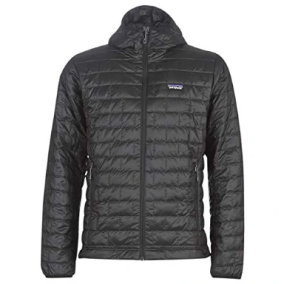 Abbildung von Patagonia NANO Hoody Winterjacke, Herren, Größe: Small, Black