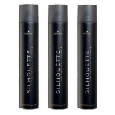 Abbildung von SCHWARZKOPF SILHOUETTE SUPER HOLD HAARSPRAY SCHWARZ 750ML X3