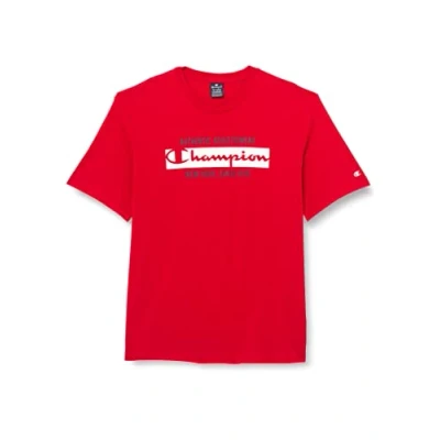 Abbildung von Champion Herren Graphic Shop Authentic S T Shirt, Rot,