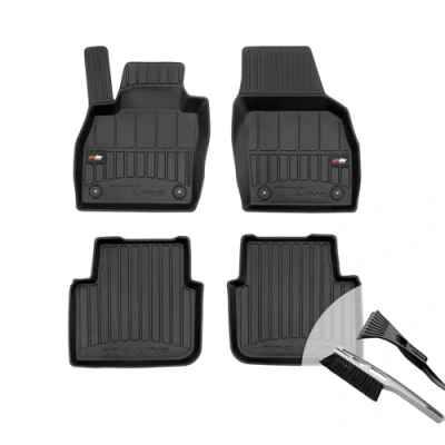 Abbildung von moto MOLTICO 3D Gummimatten Auto Fußmatten Gummi Automatten 4 teilig Set passend für Skoda Kamiq ab 2019