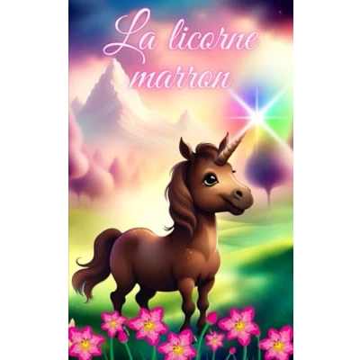 Abbildung von la licorne marron: Une histoire sur différence, l&#039;amitié, le courage et confiance en soi.