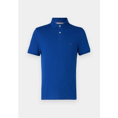 Abbildung von Tommy Hilfiger Herren 1985 Regular Polo MW0MW17770 S/S Poloshirt, Blue (Wedge Blue), XS