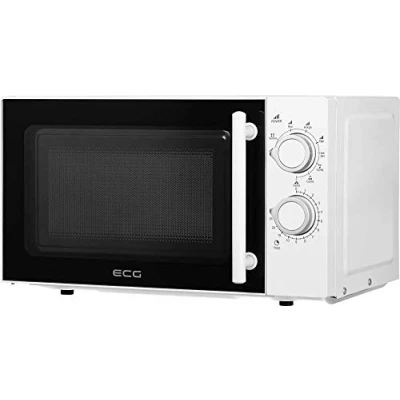 Abbildung von ECG MTM 2073 GWE, Arbeitsplatte, Solo Mikrowelle, 20 l, 700 W, Drehregler, Weiß