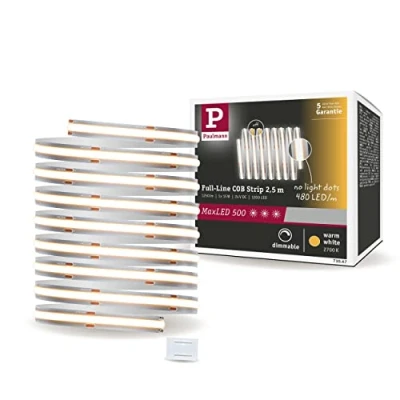 Abbildung von Paulmann LED Streifen MaxLED 500 Full Line COB Einzelstripe 2,5m Warmweiß 15W 1250lm 2700K, 1 flammig