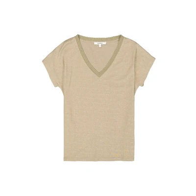 Abbildung von Garcia Tshirt print, Damen, Größe: XS, Summer olive