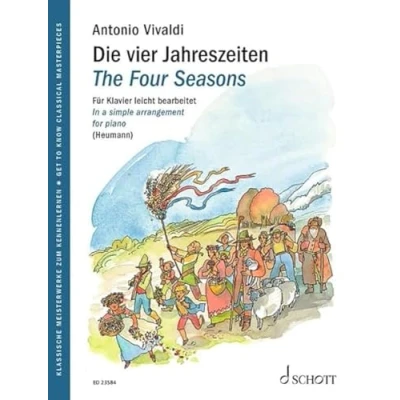 Abbildung von Die vier Jahreszeiten: Konzerte für Violine, Streicher und Basso continuo, op. 8 Nr. 1 4 leicht bearbeitet. 8/1 4. Klavier. (Get to Know Classical Masterpieces)