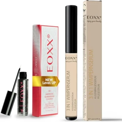 Abbildung von Eoxx Wimpernserum &amp; Augenbrauenserum [ 4ml lash serum ] Wimpernbooster für schnell Wachstum von Wimpern Augenbrauen [Made in DE] Unser Testsieger Wimpernverlängerung, lashes &amp;brow