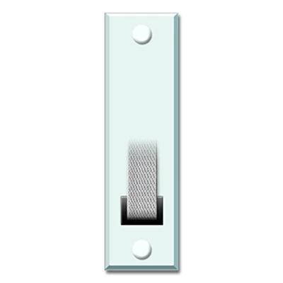 Abbildung von 5er Set Schellenberg 53103 Abdeckplatte Gurtwicklerblende Lochabstand 10,5 cm Blende für Gurtwickler, Einlasswickler