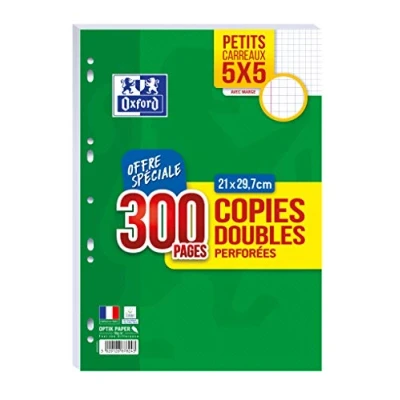 Abbildung von Oxford EasyBook 10 Hefte, große Formate, 24 x 32 cm, 48 Seiten, kariert, 90 g, verschiedene Farben