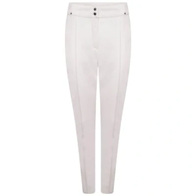 Abbildung von Dare 2b Sleek Hose, kegelförmig, wasserdicht und atmungsaktiv, Latzhose, Damen, Weiß, FR: XS (Größe Hersteller: 8)