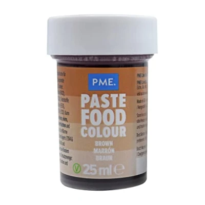Abbildung von PME Backfarbe Paste Braun (25g)