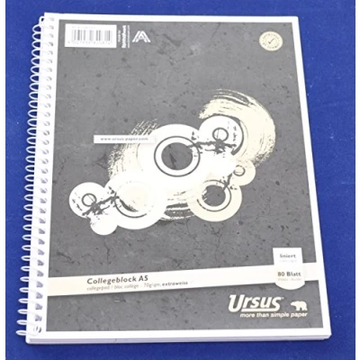 Abbildung von Ursus Kollegeblock A5 70g/qm 80 Blatt liniert