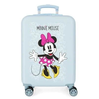 Abbildung von Disney Minnie Enjoy the Day Kabinenkoffer Blau 40x55x20 cms Hartschalen ABS Kombinationsschloss 34L 2,8Kgs 4 Doppelräder Handgepäck