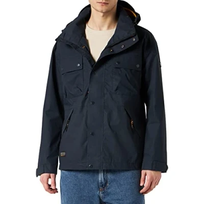 Abbildung von camel active Herren teXXXactive® Funktionsjacke mit Kapuze Dunkelblau menswear 68