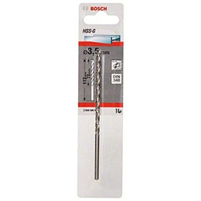 Abbildung von Bosch Professional 1x HSS G Metallbohrer (für Metall, Ø 3,5 mm, Robust Line, Zubehör Bohrmaschine)