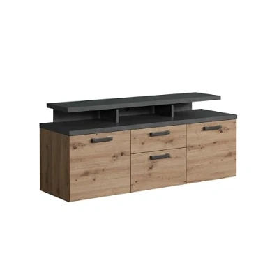 Abbildung von TV Lowboard Artisan Eiche 151 cm FOLLOW