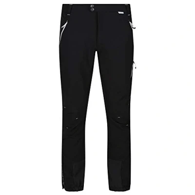 Abbildung von Regatta Herren Mountain Winter Trousers Pantalon Stretch Ultra Extensible Homme Déperlant Avec Taille Élastiquée Et Poches Zippées Hose, Schwarz, FR : 3XL Fabricant 40&quot;