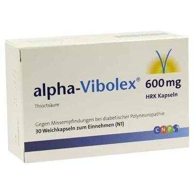 Abbildung von Alpha Vibolex 600 mg HRK Weichkapseln 30 St