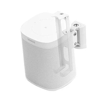 Abbildung von EMAQUIN Wandhalterung für SONOS One/SONOS One SL/SONOS Play 1 Speaker(Drehbar und neigbar,kompatibel mit One/One beide,Weiß)