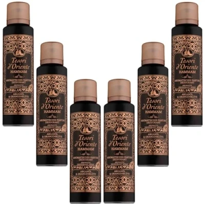 Abbildung von Tesori d&#039;Oriente Deo Spray Aromatisches Parfum Hammam 6 x 150 ml, Packung