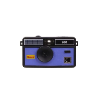 Abbildung von Kodak i60 Wiederverwendbare 35 mm Filmkamera Retro Stil, fokussierfrei, integrierter Blitz, Drücken und Pop Up Blitz (sehr zeitlich)