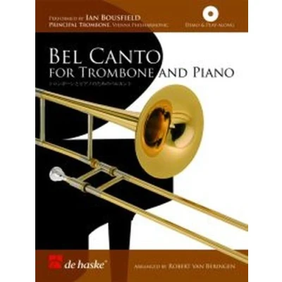 Abbildung von Bel Canto for Trombone, für Posaune und Klavier, m. Audio CD: CD zum Üben Mitspielen (Play Along Demo). Schwierigkeitsgrad: mittelschwer