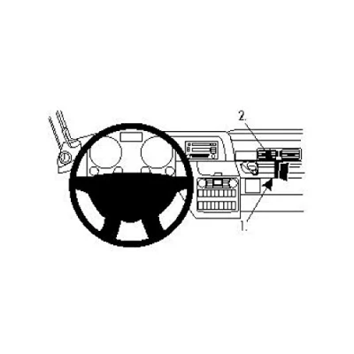 Abbildung von Brodit 213457 ProClip für MAN TGS und TGX 08 17/TGL 15 17 schwarz