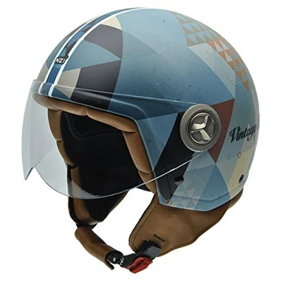 Abbildung von NZI Zeta Graphics Motorradhelm, Bunt Dreiecke, XL