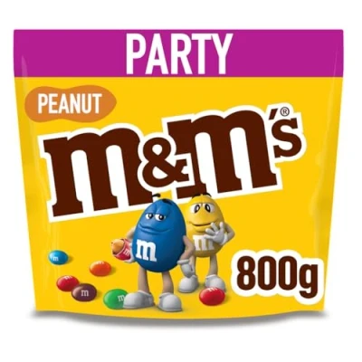 Abbildung von M&amp;M&#039;S Peanut Großpackung Schokolade, Schokolinsen mit Erdnusskern, 1 Packung (1 x 1kg)