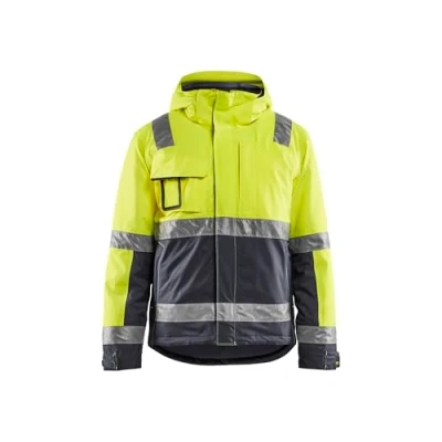 Abbildung von Blaklader 487019873396XS WinterJacke, High Vis Gelb/Mittelgrau, Größe XS