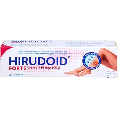 Abbildung von Hirudoid FORTE Creme bei Venenentzündungen und Blutergüssen 100 g