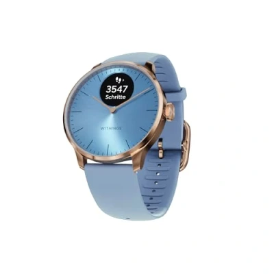 Abbildung von Withings ScanWatch Light Hybrid Smartwatch, 24/7 Herzüberwachung, Aktivitätstracking, Zyklusverfolgung, Schlafüberwachung, Connected GPS, 30 Tage Akkulaufzeit, Android &amp; Apple kompatibel