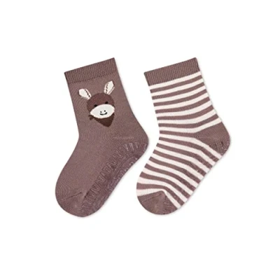 Abbildung von Sterntaler FLI AIR DP EMMI 2PACK Socken für Kinder, Größe: 17/18, Braun