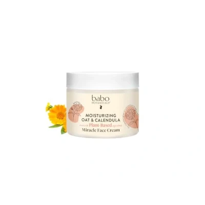 Abbildung von Babo Botanicals Miracle Moisturizing Cream with Oatmilk &amp; Calendula For Face And Body Very Dry Sensitive Skin 57g/2oz