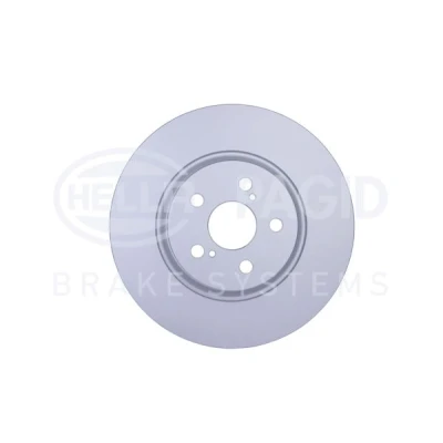 Abbildung von HELLA PRO 8DD 355 111 651 Bremsscheibe 295 26 05/07 100 innenbelüftet beschichtet ohne Radbefestigungsbolzen, Radnabe TOYOTA: Avensis II Kombi