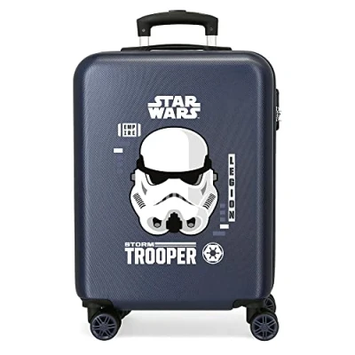 Abbildung von Star Wars Storm Kabinentasche, Blau, 38 x 55 20 cm, starrer ABS Kombinationsverschluss seitlich, 34 l, 2 kg, 4 Doppelrollen, Handgepäck.