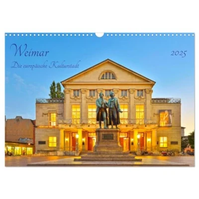 Abbildung von Weimar Die europäische Kulturstadt (Wandkalender 2025 DIN A3 quer), CALVENDO Monatskalender