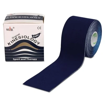 Abbildung von Nasara Kinesiotape 5 cmx5 m dunkelblau 1 St