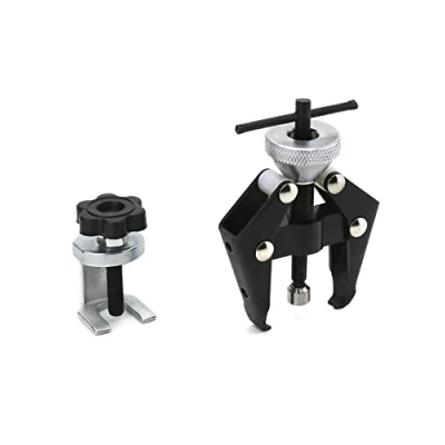 Abbildung von QWORK® 2 Stück Wischerarm Abzieher, Scheibenwischer Batterie Lager Auszieher, Verstellbar, maximalen Öffnung von 36 mm und 16mm