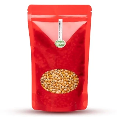 Abbildung von Premium Mushroom Popcorn Kinopopcorn 1 Kg Beutel XL 1:46 Popvolumen im wieder verschließbarem GMO Frei