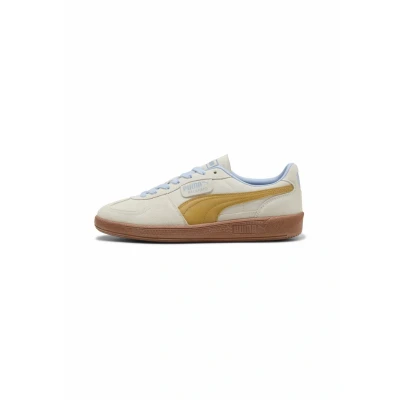 Abbildung von Puma Palermo Sneakers Unisex Schuhe Mit Colorful Warm White/Archive Gold Größe: 38.5