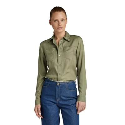 Abbildung von G Star Hemdbluse, Damen, Größe: Large, Shamrock