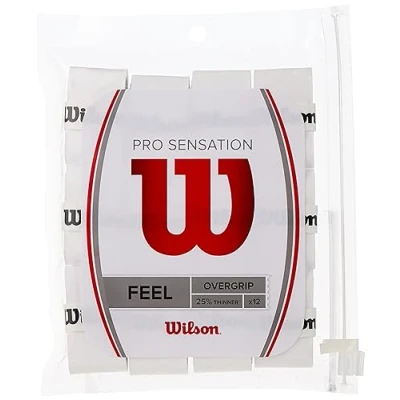 Abbildung von Wilson Griffband, Pro Overgrip Sensation, Unisex, Weiß, 12 Stück, WRZ4011WH