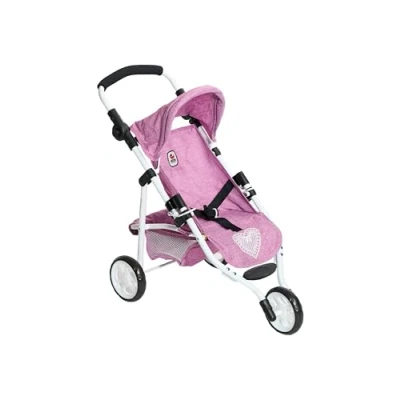 Abbildung von CHIC2000 Puppenbuggy Jogging Buggy Lola, Jeans Pink, mit klappbarem Verdeck