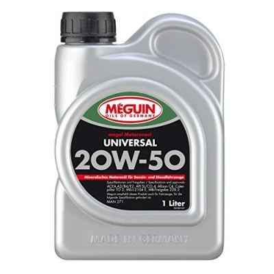 Abbildung von Meguin Megol Universal SAE 20W 50 1 L mineralisches Motoröl Art. Nr.: 4384