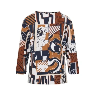 Abbildung von Rabe 3/4 Arm Shirt, mit grafischem Muster