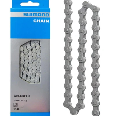 Abbildung von Kette 1 Fach Shimano Nexus NX10 Edelstahl 1/2&quot; X 1/8&quot; 114 Glieder